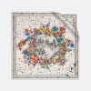 迪奥/Dior Dior 印花方巾 90 厘米白色桑蚕丝斜纹面料 Dior Zodiac 印花 15ZOD090I607_C800_TU