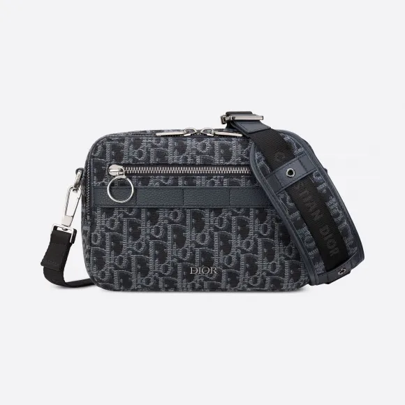 迪奥/Dior 蓝色 Oblique 印花 Safari 邮差包 1SFPO101YKY-H14E