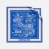 迪奥/Dior Dior 印花方巾 70 厘米荧光蓝色和象牙色桑蚕丝斜纹面料 Reverse 茹伊印花 21JOU070I602_C522_TU