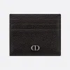 迪奥/Dior 卡夹 黑色粒面牛皮革CD Icon标志 2ESCH135CDI_H00N_TU