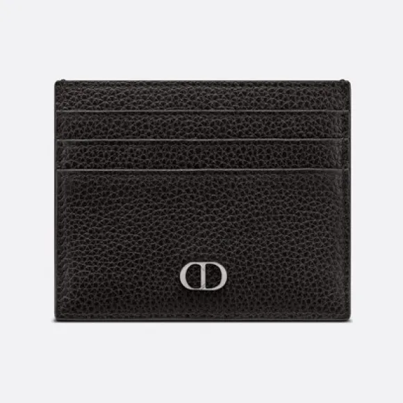 迪奥/Dior 卡夹 黑色粒面牛皮革CD Icon标志 2ESCH135CDI_H00N_TU