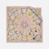 迪奥/Dior Dior 印花方巾 90 厘米玫瑰粉色和灰色桑蚕丝斜纹面料 Dior Granville 印花 31GRA090I613_C420_TU