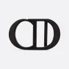 迪奥/Dior CD Icon腰带扣 40 MM黑色哑光涂漆饰面黄铜 4925PVVAR_H00N_TU