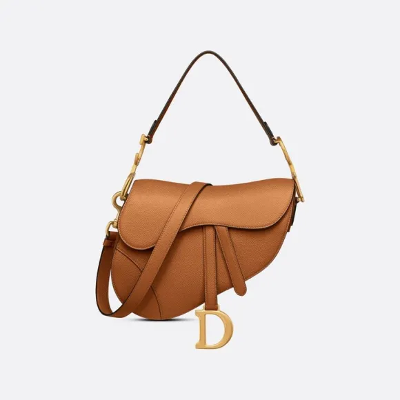 迪奥/Dior 马鞍包（附肩带） 干邑色粒面牛皮革 M0455CBAA_M44M_TU