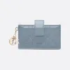 迪奥/Dior Lady Dior 5 格卡夹 天蓝色漆皮牛皮革藤格纹 S0074OVRB_M81B_TU
