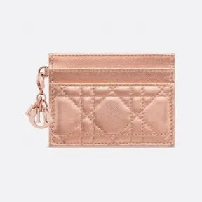 迪奥/Dior Lady Dior  Dior  Or 卡片夹 有五个卡槽 S0974JNHN-M86P
