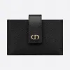 迪奥/Dior 30 Montaigne 黑色小号牛皮革五口袋卡夹 S2058OWBH-M900