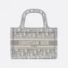 迪奥/Dior 灰色帆布 Dior Oblique 图案刺绣 Dior Book Tote 迷你托特包 S5475ZRIW-M932