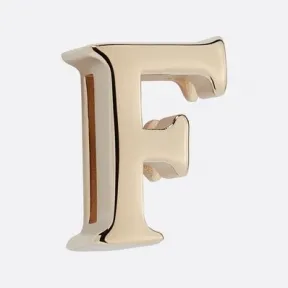 迪奥/Dior My ABCDior“F”字母徽章 浅金色饰面金属 S9171OMET_M196_TU