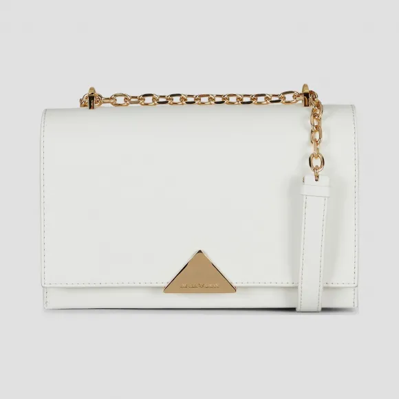 安普里奥·阿玛尼/Emporio Armani 配链条肩带光滑皮革单肩包 45451814jq