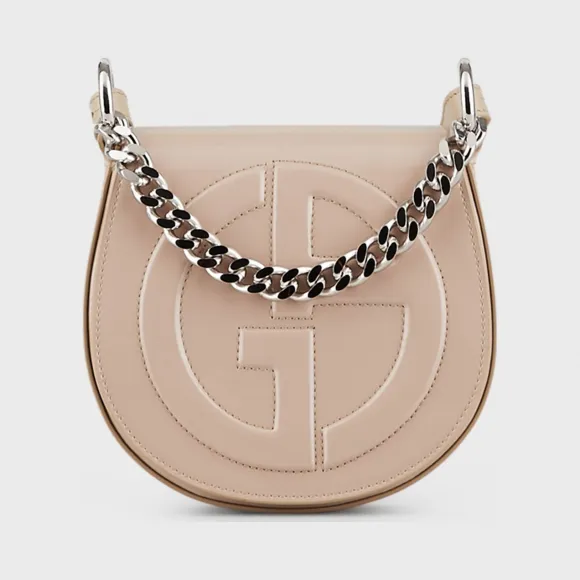 乔治阿玛尼/Giorgio Armani 漆皮单肩包带压印 GA 标识 45474900ff