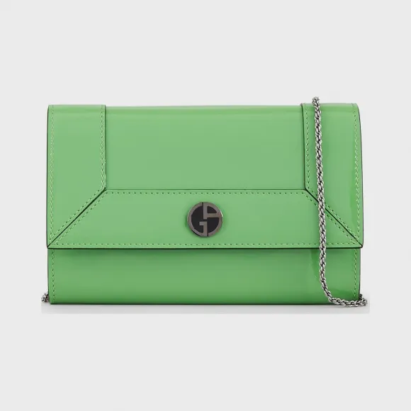 乔治阿玛尼/Giorgio Armani 漆皮迷你单肩包 45470795tk