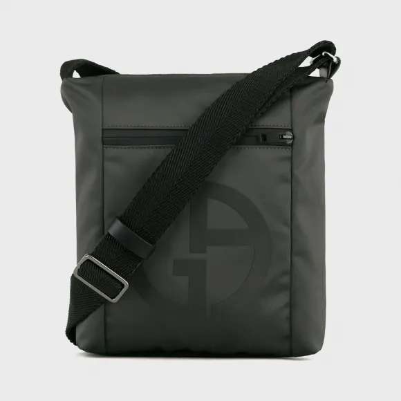 乔治阿玛尼/Giorgio Armani 压花徽标配外袋单肩包 45473539so