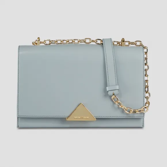 安普里奥·阿玛尼/Emporio Armani 链条肩带光滑皮革单肩包 45444059kr