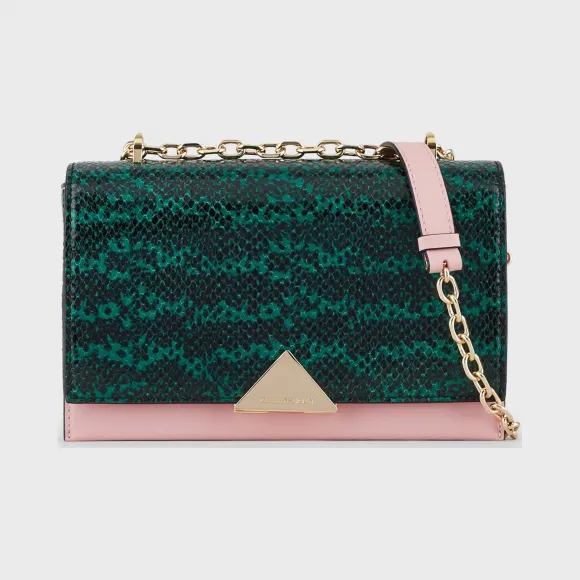 安普里奥·阿玛尼/Emporio Armani 蜥蜴纹皮革单肩包 45475196px