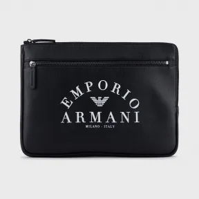 安普里奥·阿玛尼/Emporio Armani 带前袋和 Emporio Armani 徽标文件夹 45481941cj