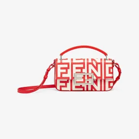 芬迪/Fendi Baguette手机包-双色纳帕皮革手机包-女士手袋 7AS142AMWIF1KG1 8056582771083