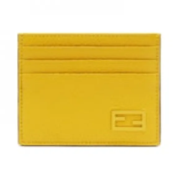 芬迪/Fendi 黄色皮革卡夹-男士卡夹-FENDI芬迪中国官网 7M0164AG0LF03PF-8056867922193