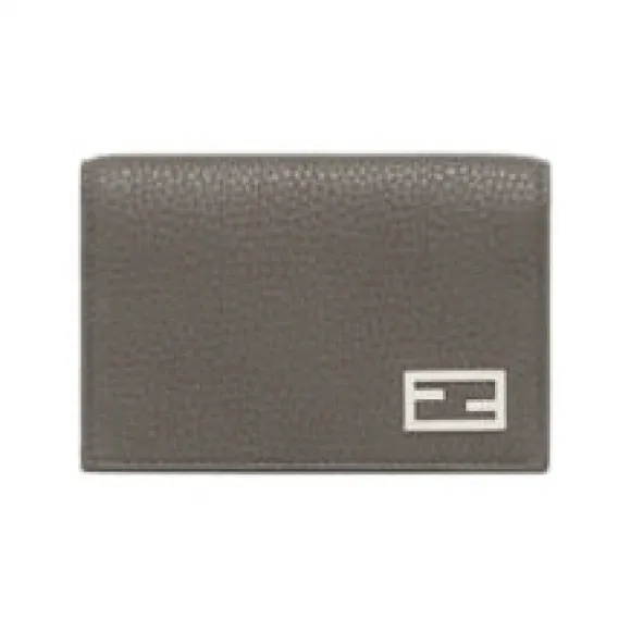 芬迪/Fendi Baguette卡夹 - 灰色皮质卡片套 7M0222AJF6F1JMU