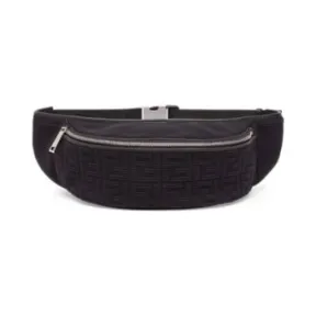 芬迪/Fendi 大号腰包 - 黑色布料腰包 7VA548AGQXF0GXN 8056867700067