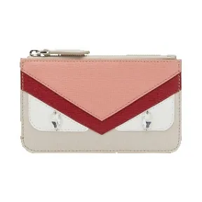 芬迪/Fendi 灰粉色KEY CASE POUCH 8AP151 80H F03AY