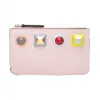 芬迪/Fendi 女士粉色POUCH PORTACHIAVI小牛皮小型皮具 8AP151 SR0 F07HE
