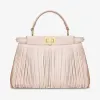 芬迪/Fendi 粉红色皮革手袋，饰有流苏 8BN244ADZ9F1D3P