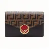 芬迪/Fendi 黑色皮革迷你手袋 8BS006A6CAF13WB