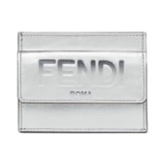 芬迪/Fendi 银色皮革卡夹-女士皮夹-FENDI芬迪中国官网 8M0423AK61F0RXT-8054321437290