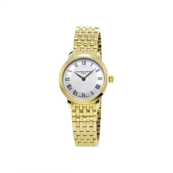康斯登/Frederique Constant 小款 25MM 镀金 石英机芯 FC-200MCS5B