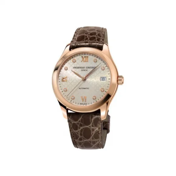 康斯登/Frederique Constant 女装自动腕表 36MM 不锈钢镀玫瑰金色 自动机械机芯 女表 FC-303LGD3B4