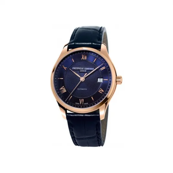 康斯登/Frederique Constant 百年典雅焯见自动上链腕表 40MM 不锈钢镀玫瑰金色 自动机械机芯 FC-303MN5B4