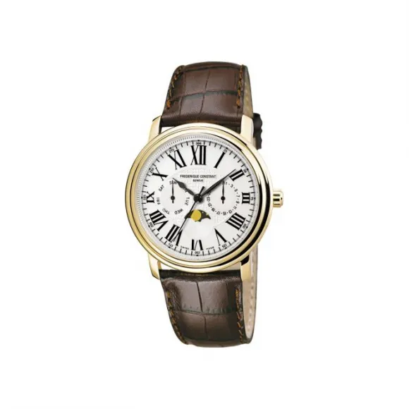 康斯登/Frederique Constant 百年典雅月相自动腕表 自动机械机芯 FC-360M4P5
