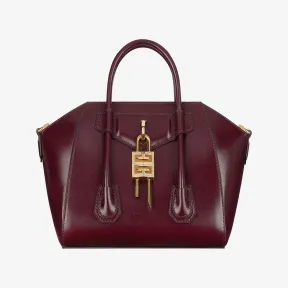 纪梵希/Givenchy 女士 迷你 Antigona Lock 方盒皮包 3666513625702