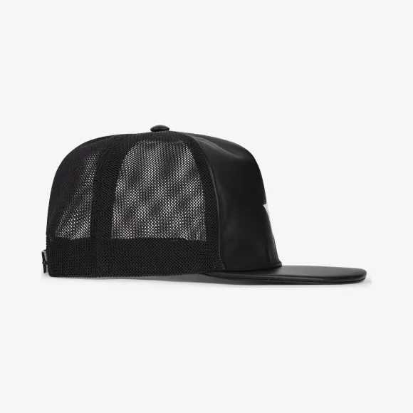 纪梵希/Givenchy 男士 对比五角星皮革棒球帽 BP09018717-004