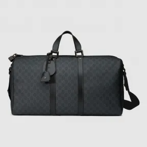 古驰/Gucci GG 高级人造革帆布便携式旅行包 322067 KHN7R 1078