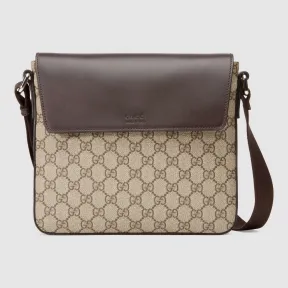 古驰/Gucci GG 高级人造革邮差包 406708 KHN7N 8502