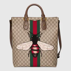 古驰/Gucci 蜜蜂织带Animalier GG高级人造革托特包 437549 K2LWT 8967