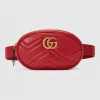 古驰/Gucci GG Marmont系列绗缝皮革腰包 476434 DSVRT 6433