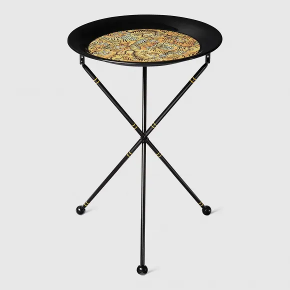 古驰/Gucci 老虎图案金属折叠桌 482766 ZAM01 1082