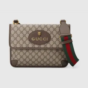 古驰/Gucci GG Supreme帆布邮差包 495654-9C2VT-8745