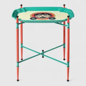 古驰/Gucci “Sprovveduta Età”印花金属折叠餐桌 528236 ZAM11 5392