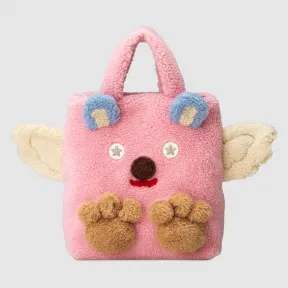 古驰/Gucci 儿童环保毛皮小熊托特包 581007 GY3AN 5897