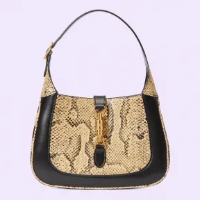 古驰/Gucci Jackie 1961 小号金属蟒蛇皮包 636709-EAAH6-7147