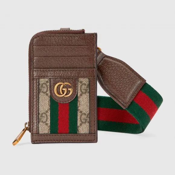 古驰/Gucci Ophidia GG挂链卡片套 723057-96IWT-8745