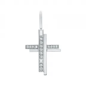 海瑞温斯顿/HarryWinston Traffic十字架铂金钻石坠饰 CMDPRECRTRF