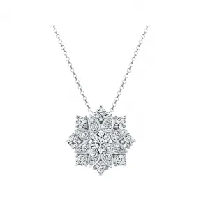 海瑞温斯顿/HarryWinston Lotus Cluster小号钻石坠饰 PEDPDE003LTC