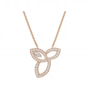 海瑞温斯顿/HarryWinston Lily Cluster玫瑰金钻石坠饰 PEDRMQRFLC