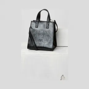 凯卓/Kenzo 女士 黑色 皮包 迷你老虎手提袋 F652SA606F05.99.TU