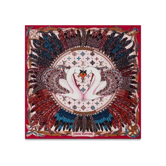 路易威登/Louis Vuitton(LV) 女士 LOVE BIRDS 方巾 M76138